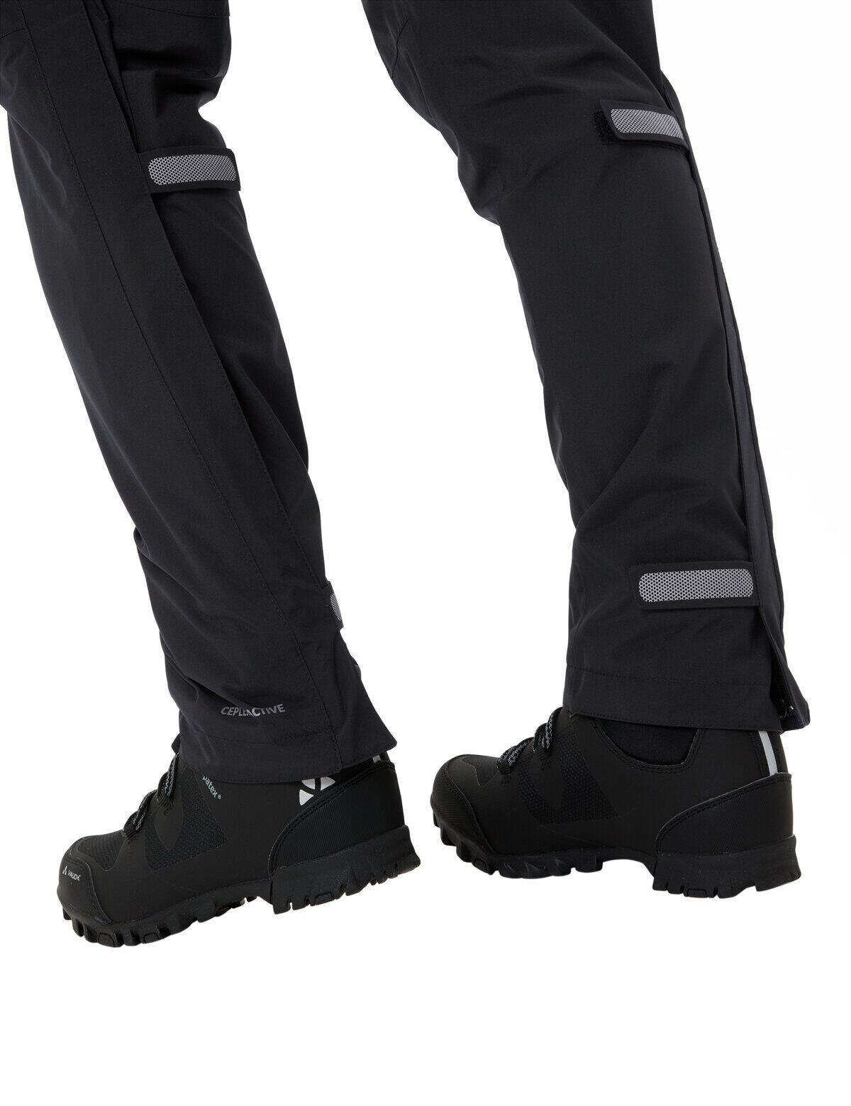 Calças de chuva com fecho completo tamanhos curtos mulher VAUDE Fluid 5/7