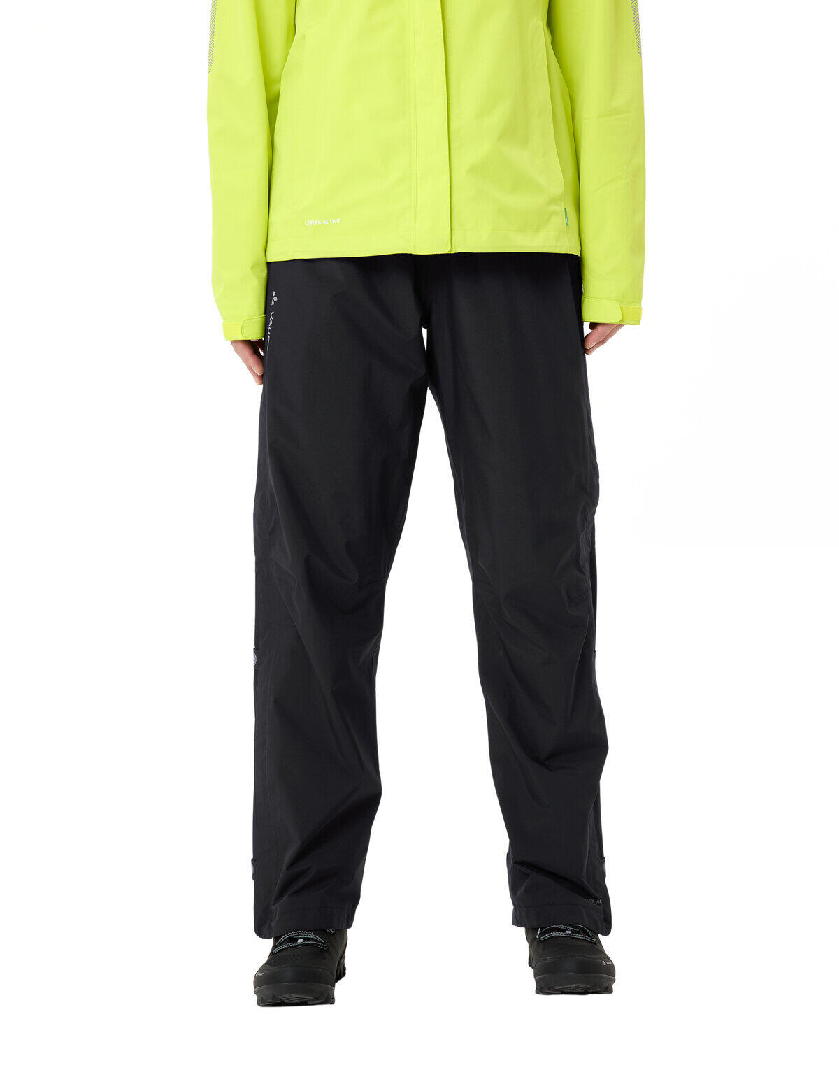 Calças de chuva com fecho completo tamanhos curtos mulher VAUDE Fluid 6/7
