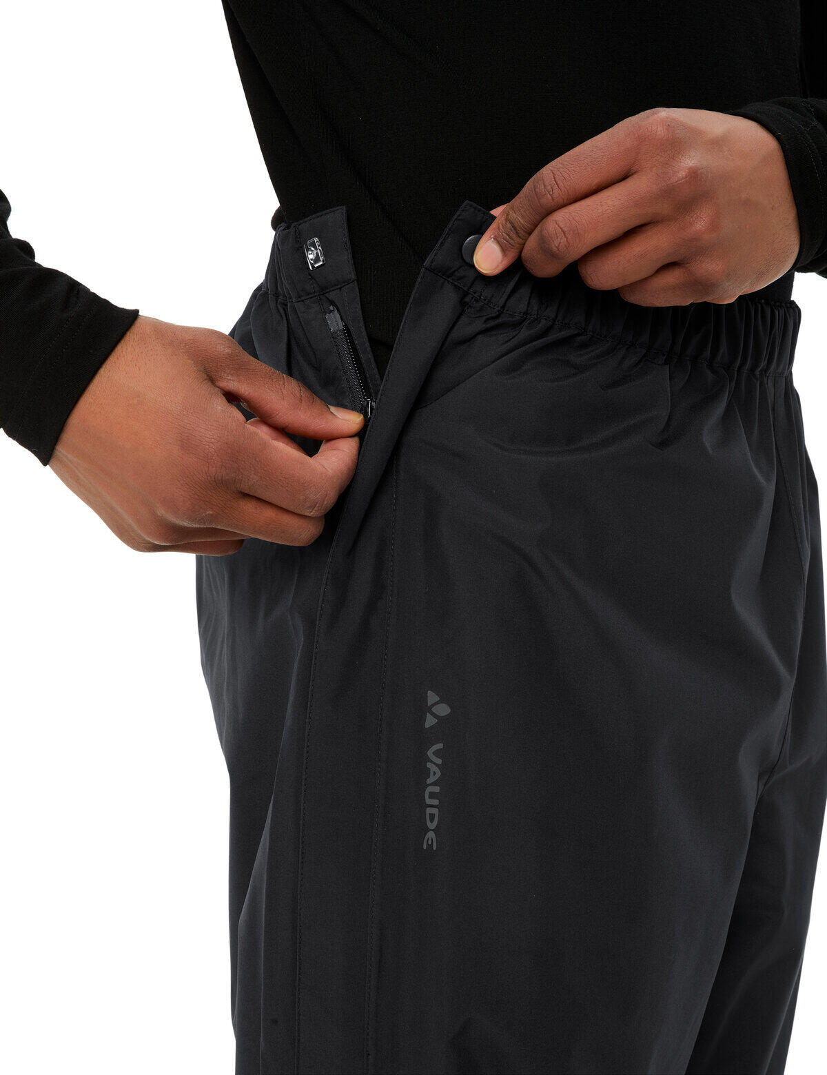 Pantalones de lluvia con cremallera completa VAUDE Fluid II 5/7