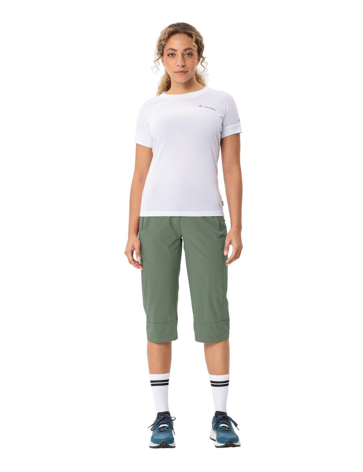 Pantaloni da donna VAUDE Farley Capri III 7/7