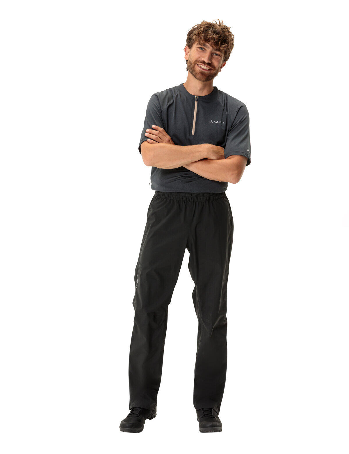 Pantaloni da pioggia con zip VAUDE Yaras IV 7/7