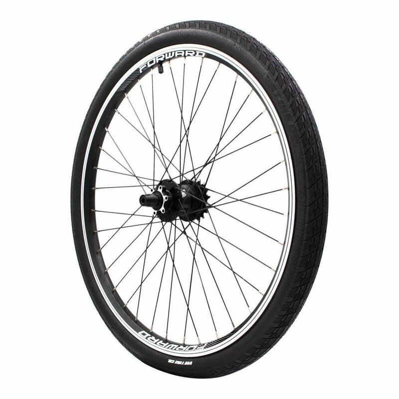 Ruota posteriore con pneumatico Forward joyride v2 cruiser 24x1,75"