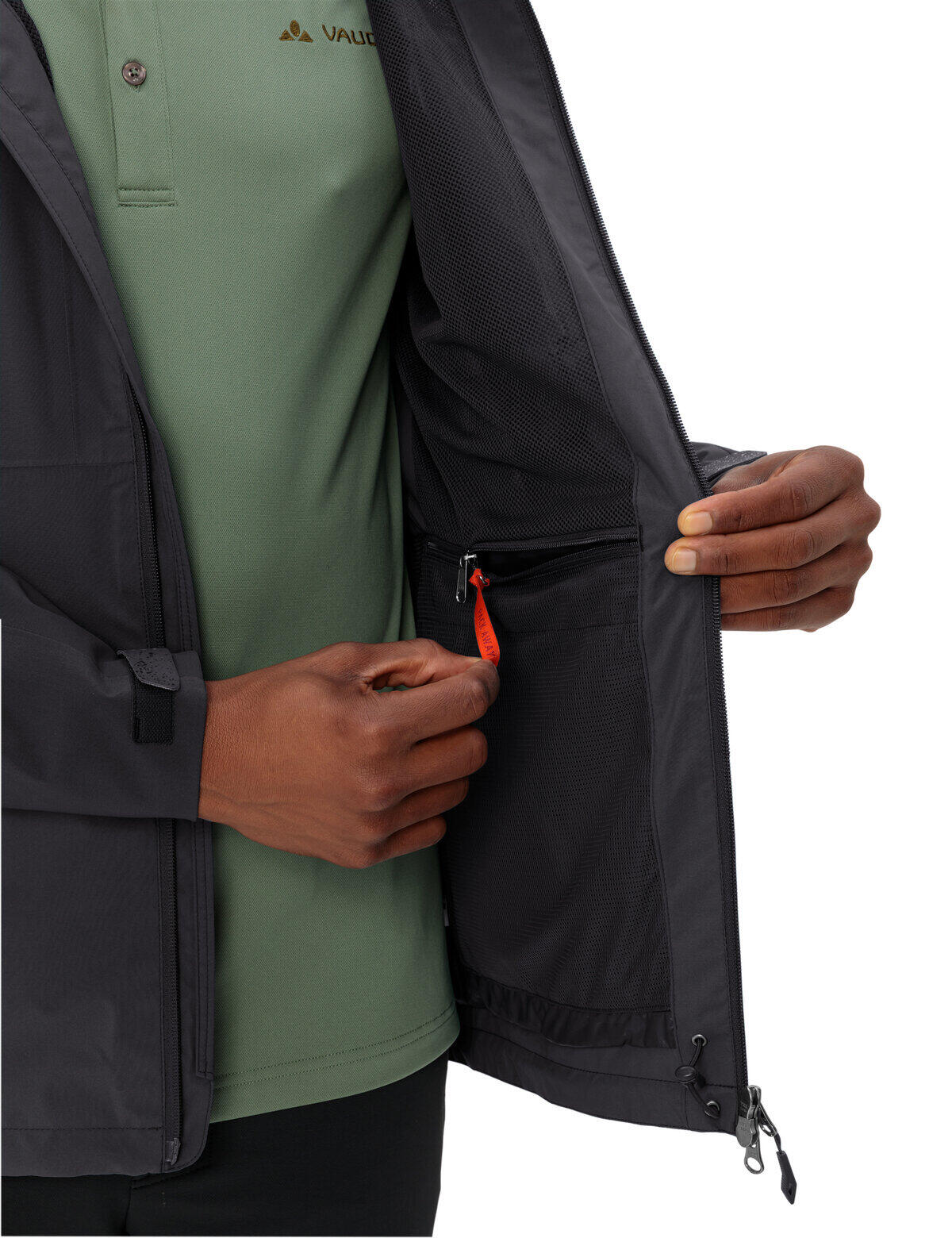 Veste imperméable de randonnée à capuche VAUDE Elope II 5/7