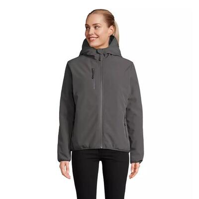 Softshell parka voor dames sol's falcon padded
