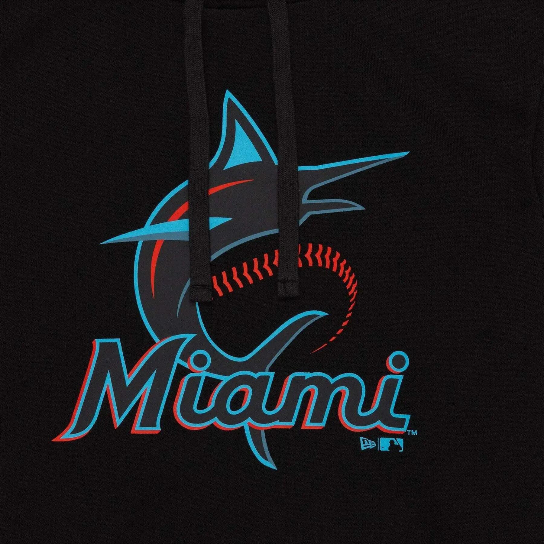 Sweatshirt à capuche Miami Marlins Nos MLB Regular 3/3