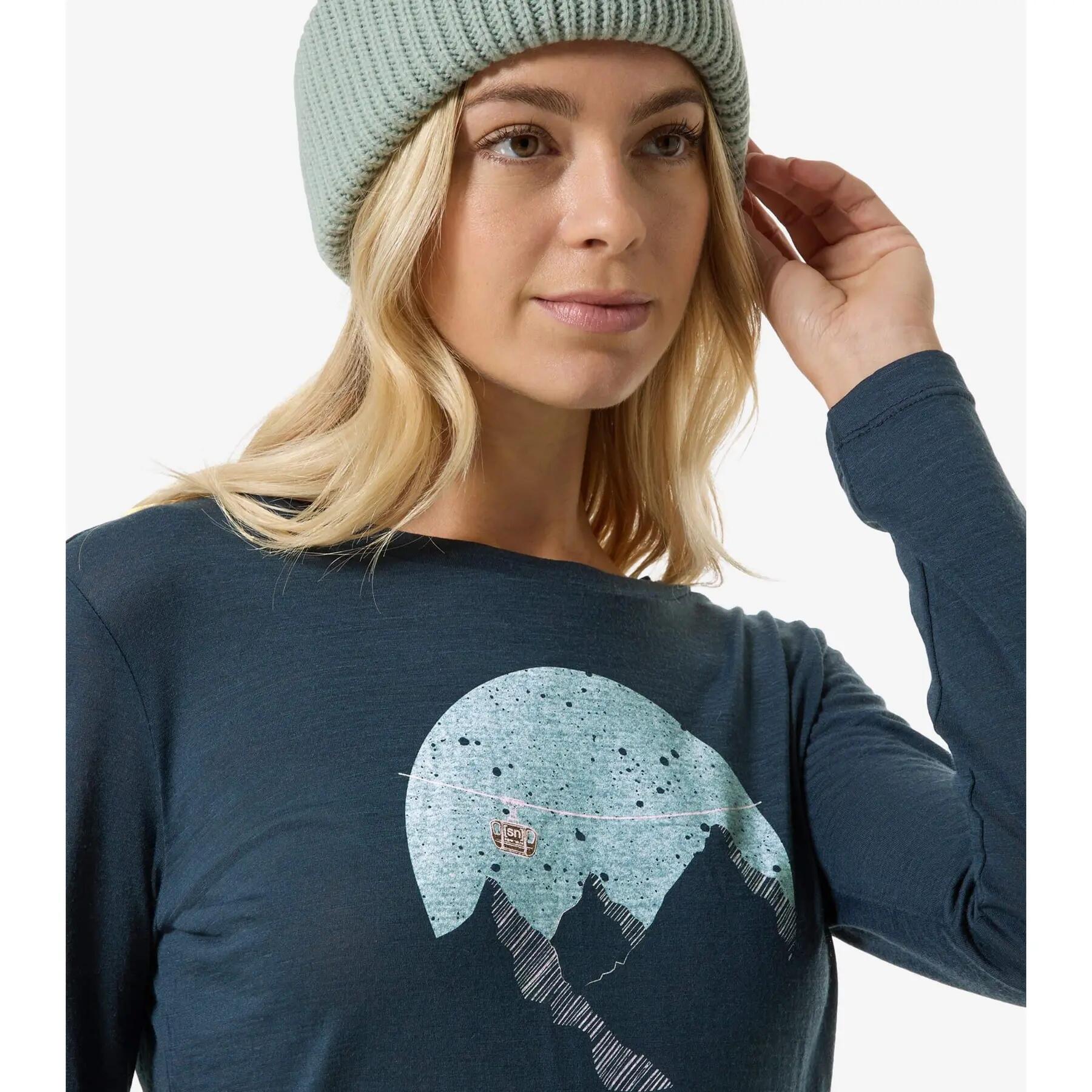 Camiseta de manga larga para mujer super.natural Gondola 4/4