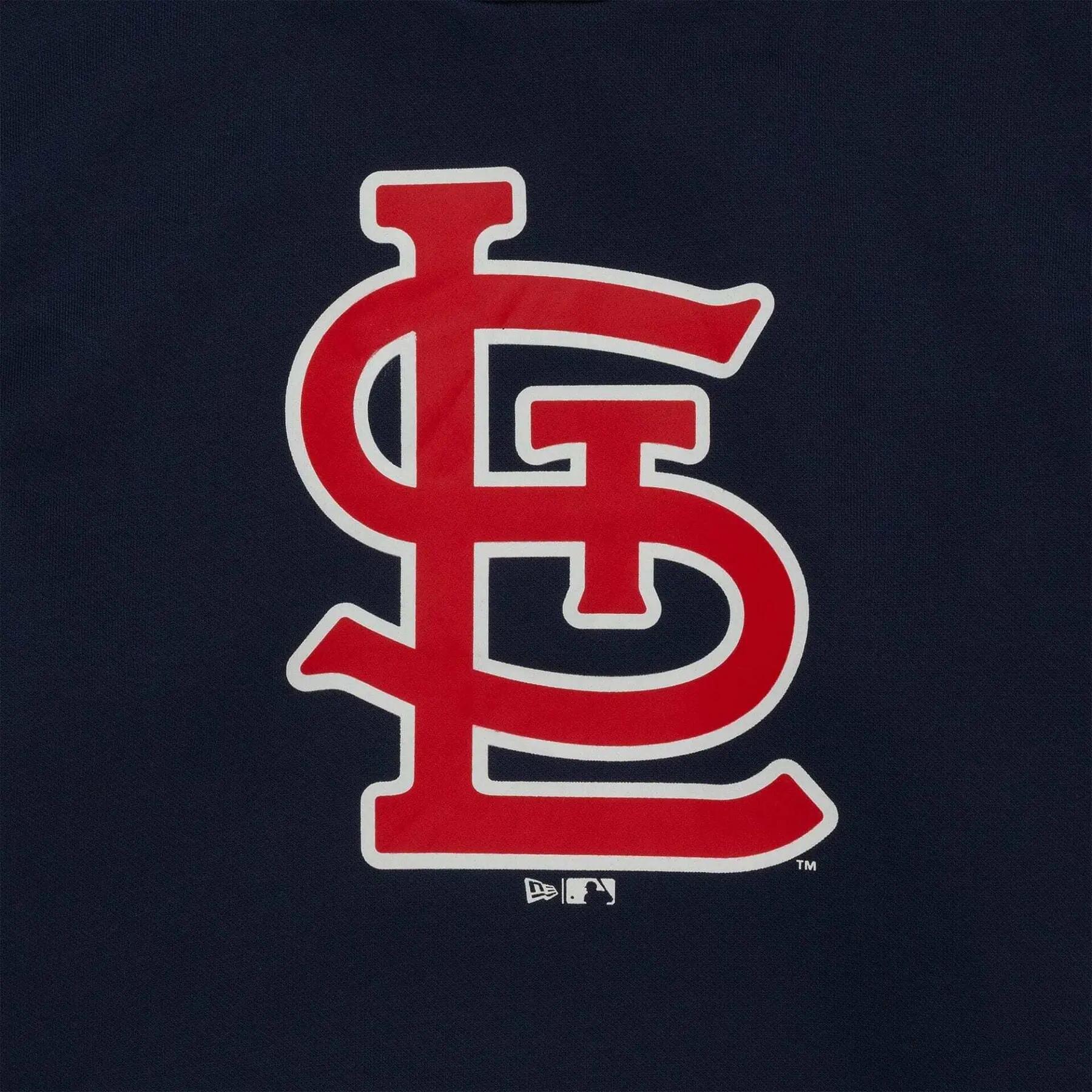 Sweat à capuche MLB St. Louis Cardinals New Era Bleu marine 3/3