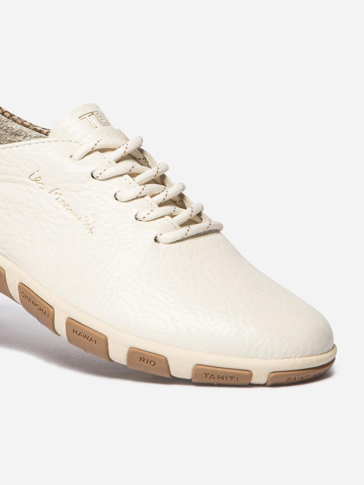 Baskets Femme JAZARU Light Beige Python 3/5