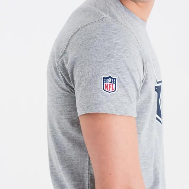 T-Shirt NFL Dallas Cowboys New Era Logo Gris 4/7