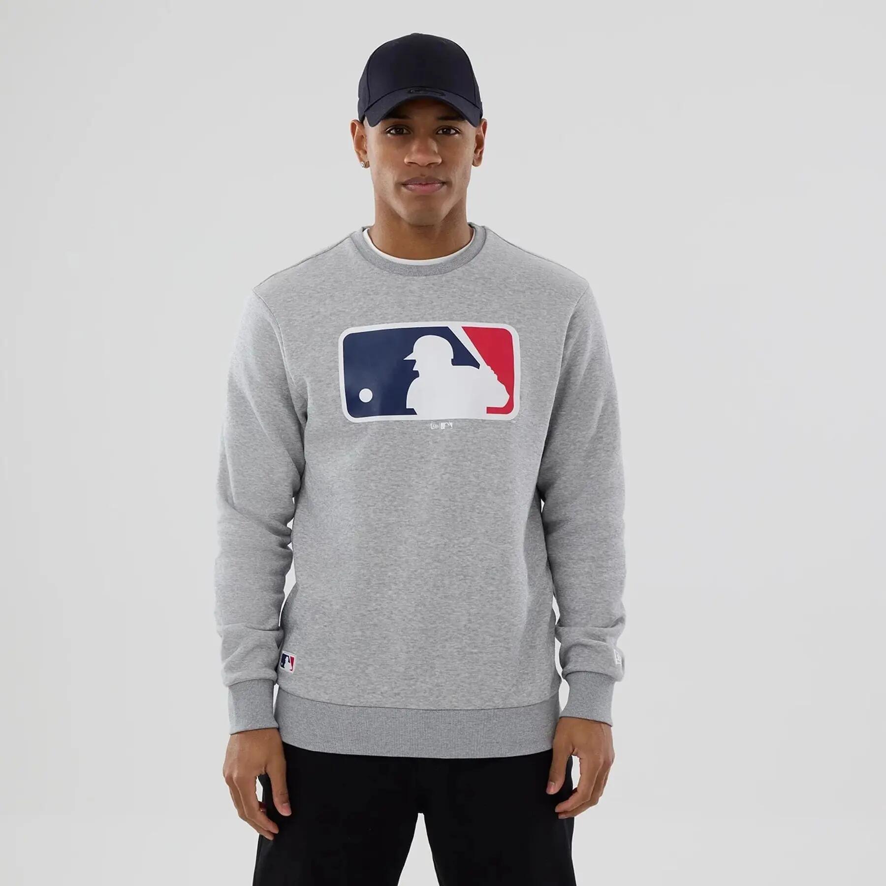 Sweat MLB Logo New Era Crew neck Gris 2/7
