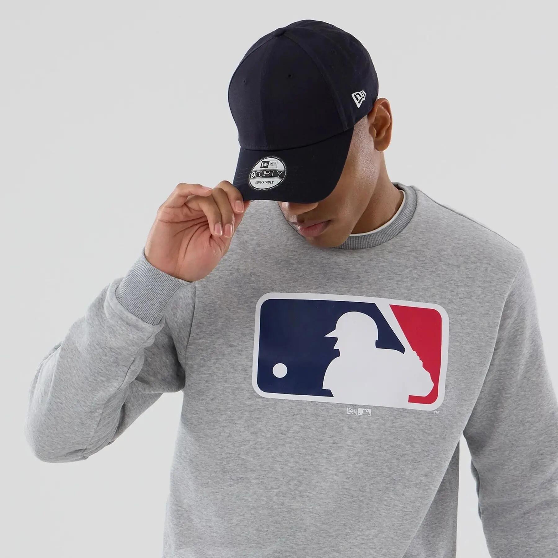 Sweat MLB Logo New Era Crew neck Gris 6/7