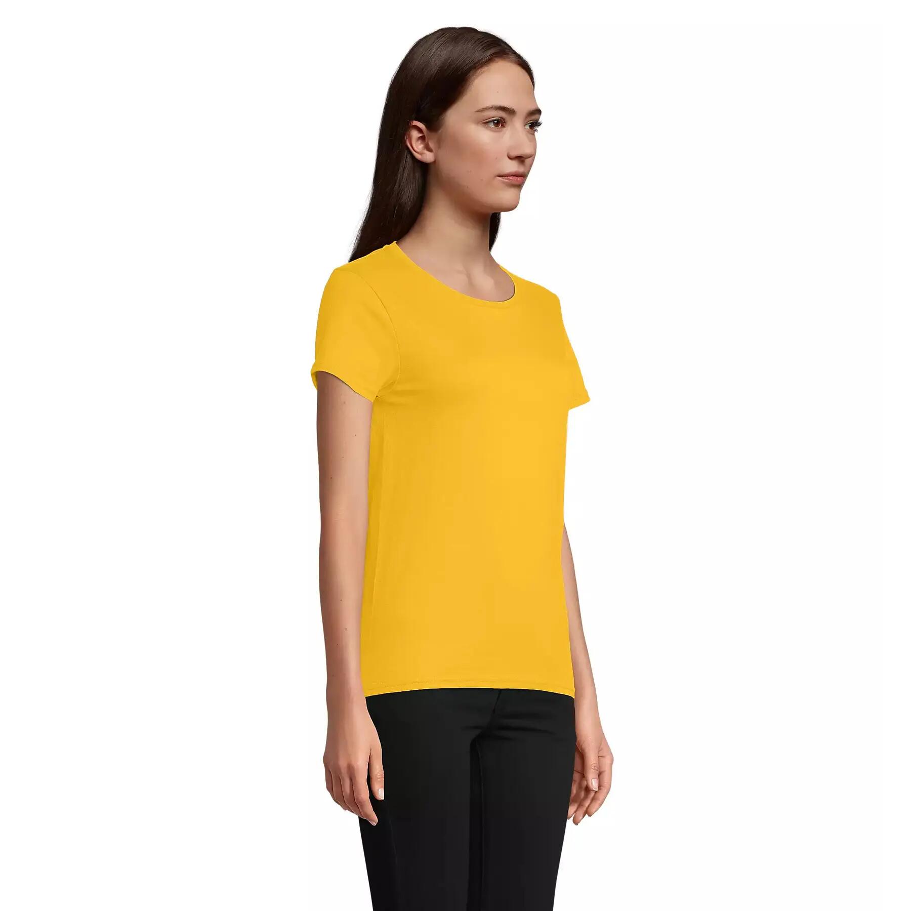 Dames T-shirt van jersey met een slim fit Sol's Pioneer 3/3