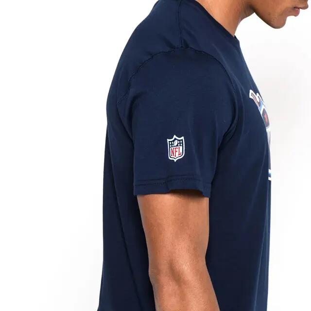 New Era Herren T-Shirt NFL Tennessee Titans Logo marineblau 5/7