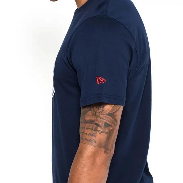 New Era Herren T-Shirt NFL Tennessee Titans Logo marineblau 6/7