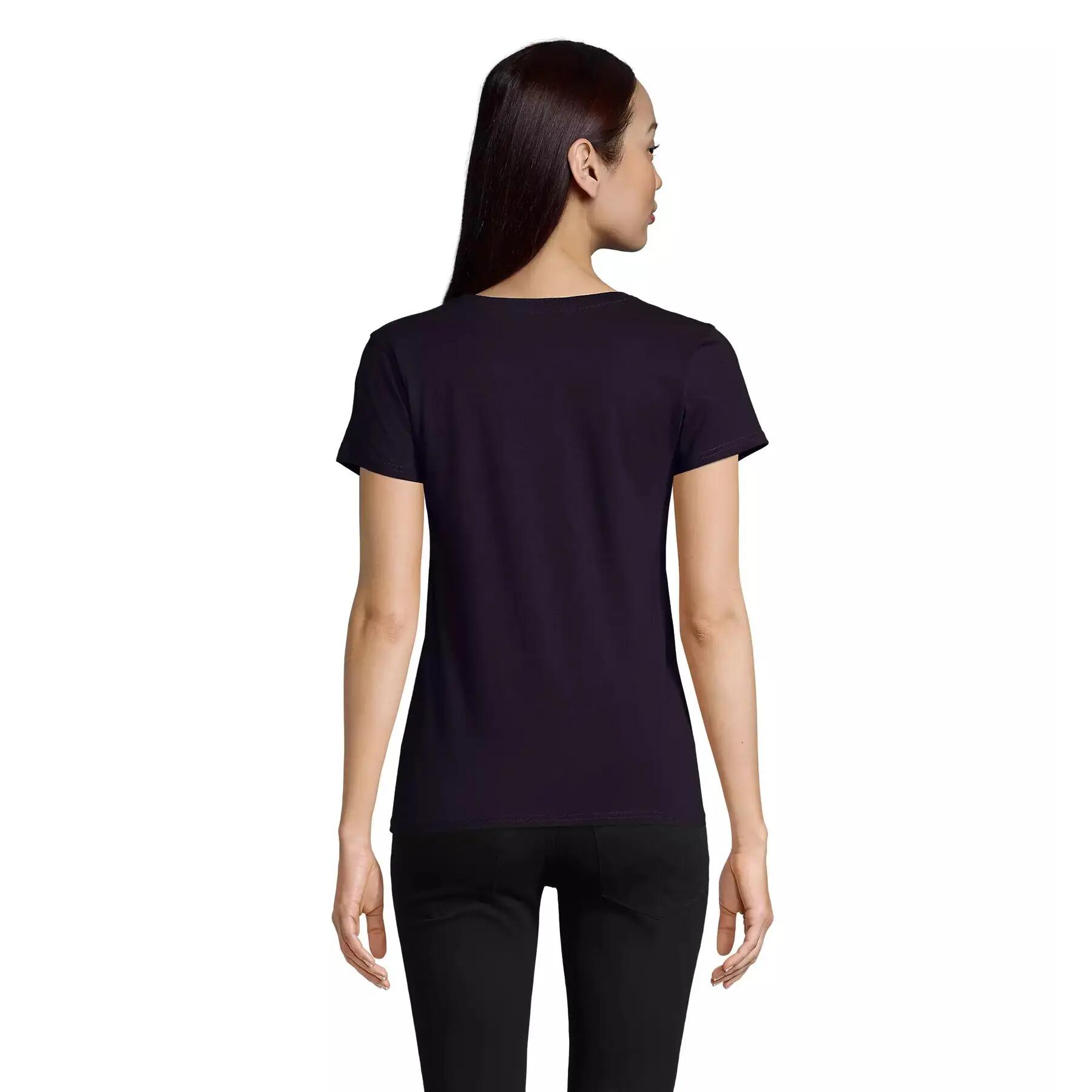 Dames T-shirt van jersey met een slim fit Sol's Pioneer 2/3