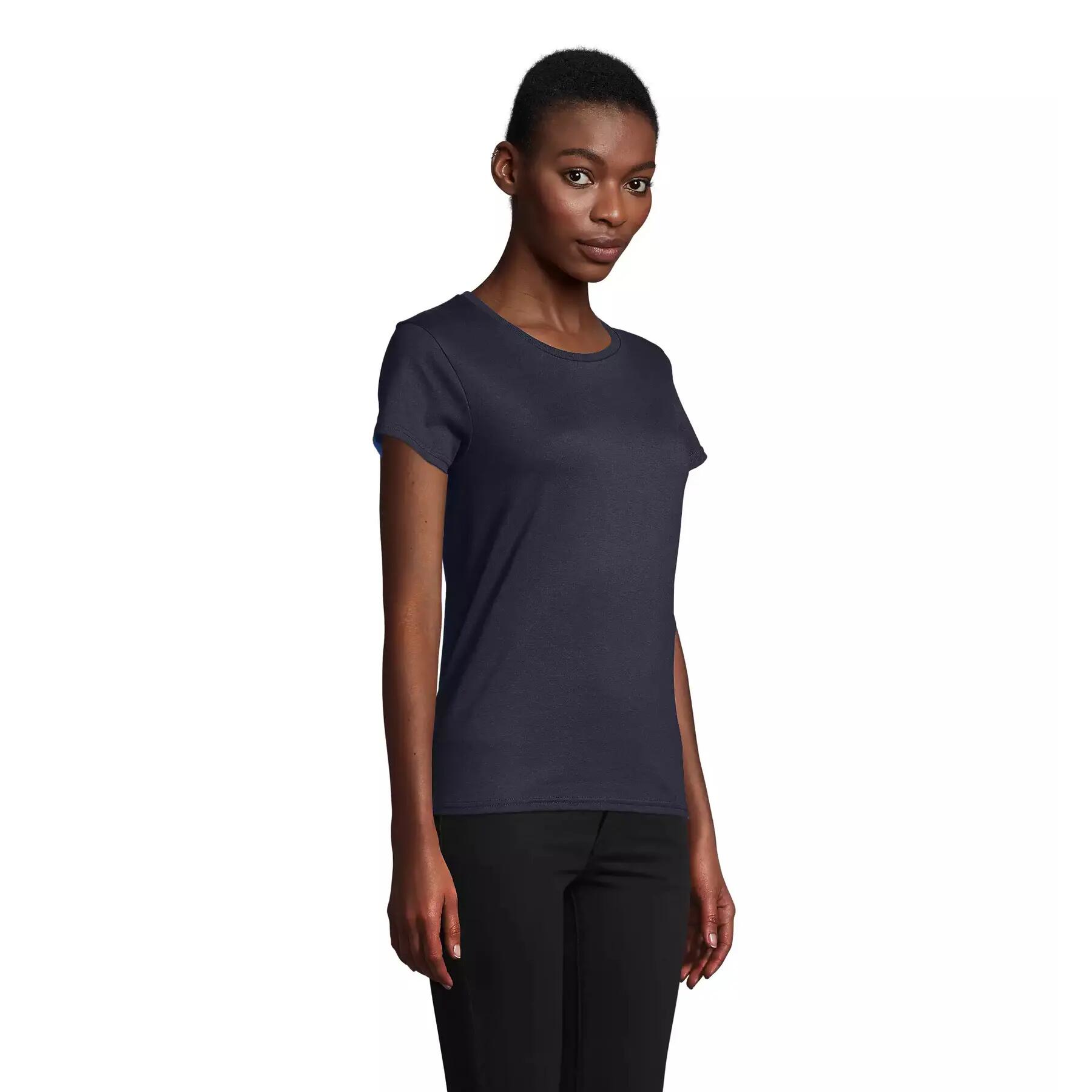 Figurbetontes Jersey-T-Shirt für Frauen Sol's Pioneer 2/3