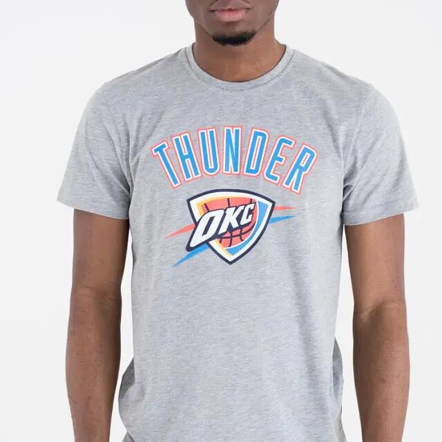 T-shirt NBA Oklahoma city thunder New Era Gris 4/5