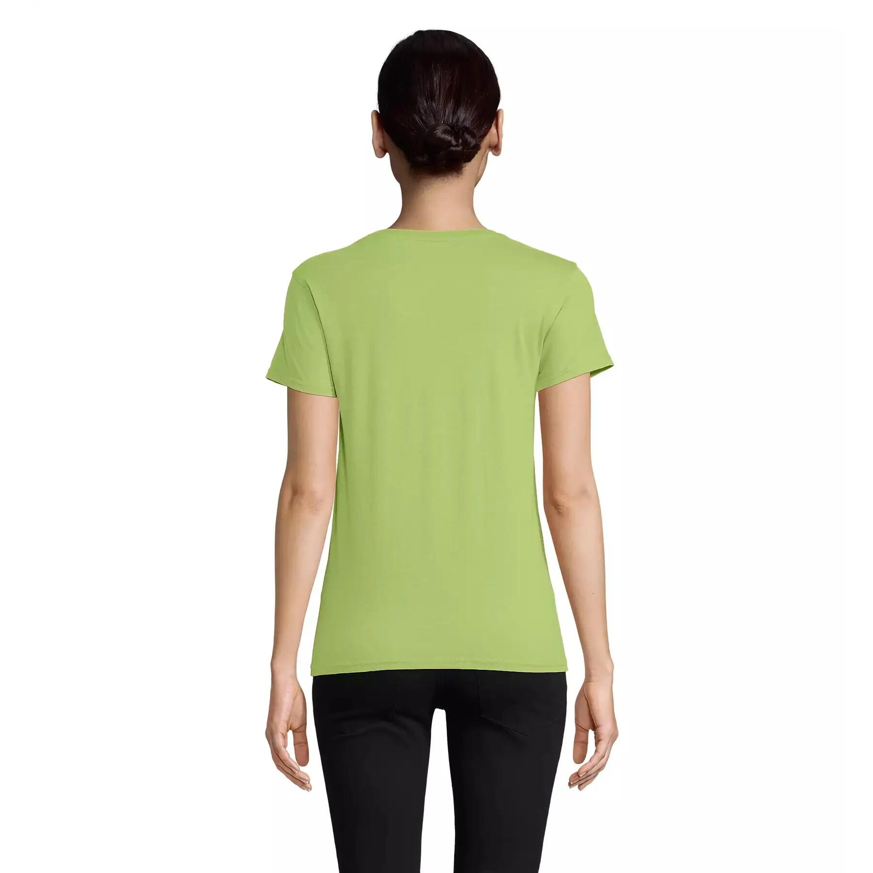 Figurbetontes Jersey-T-Shirt für Frauen Sol's Pioneer 2/3