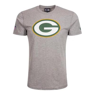 T-shirt nfl greenbay packers new era logo gris