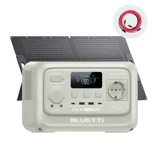 Соларен генератор BLUETTI Elite 30 V2 със 100W панел,288Wh за къмпинг и пътуване
