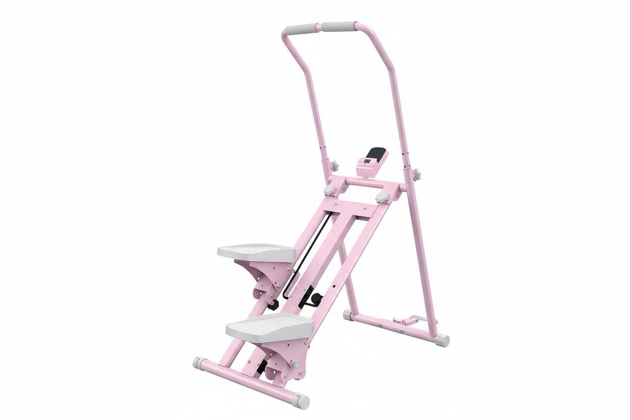 Vertical Climber Stepper with Twisting Waist Disc