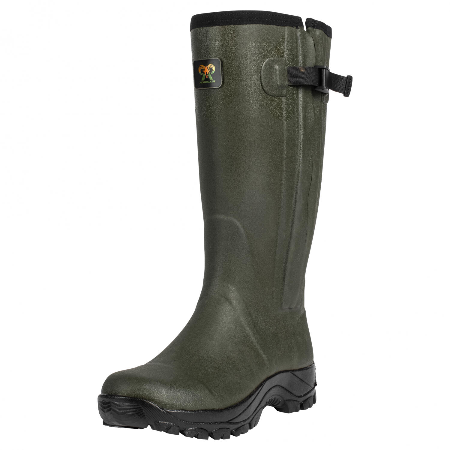 Almwalker Neoprenstiefel Jannik Herren, m. Reißverschluss (Oliv) Größe 40 2/5