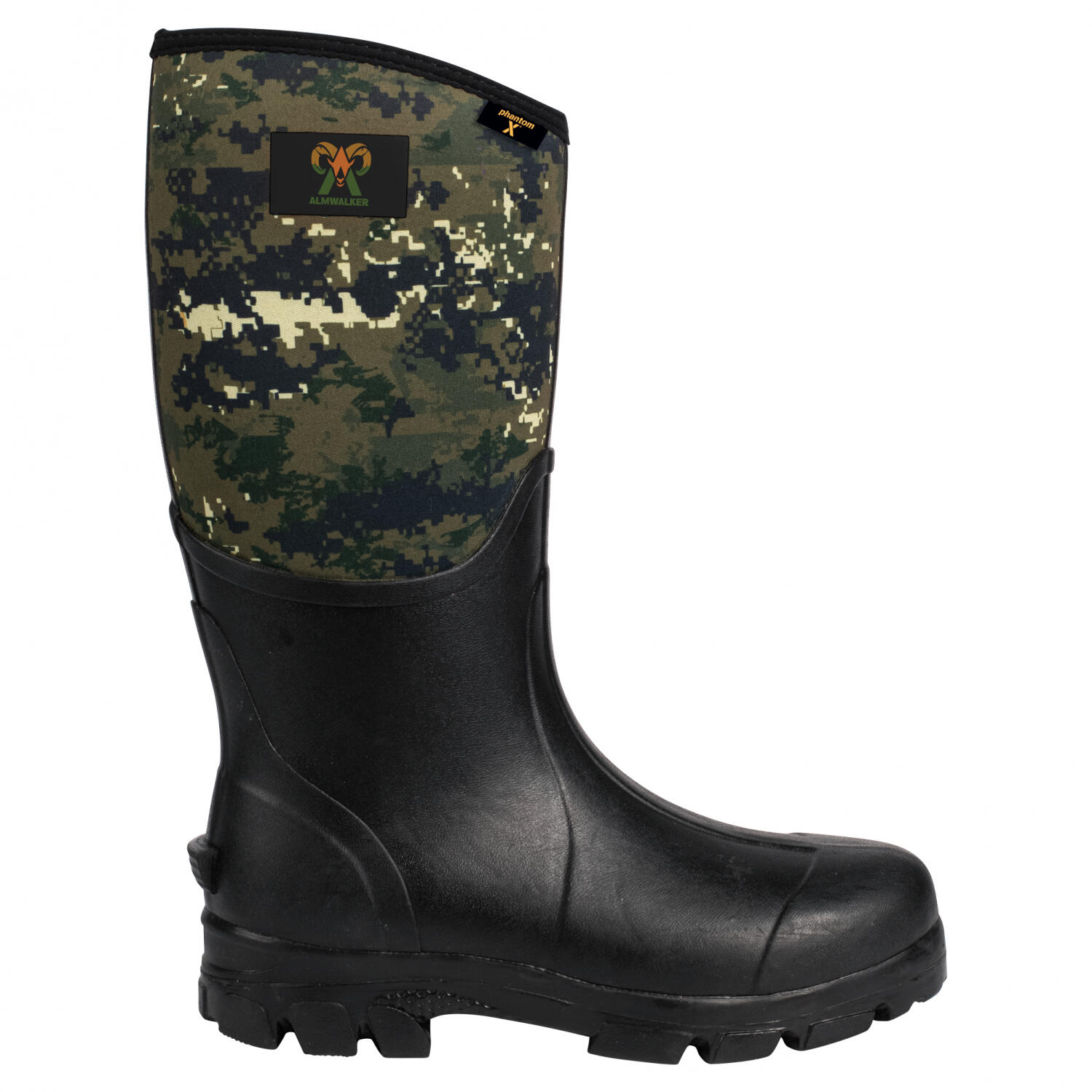 Almwalker Neoprenstiefel Don DLX Herren (phantomX/Schwarz) Größe 43 2/5