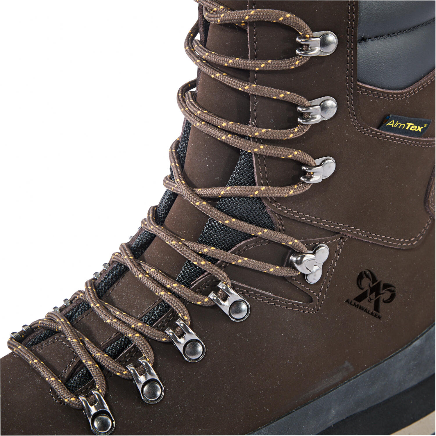 Almwalker Outdoorstiefel Avalanche Pro DLX High Herren, hoher Schaft (Braun 4/5
