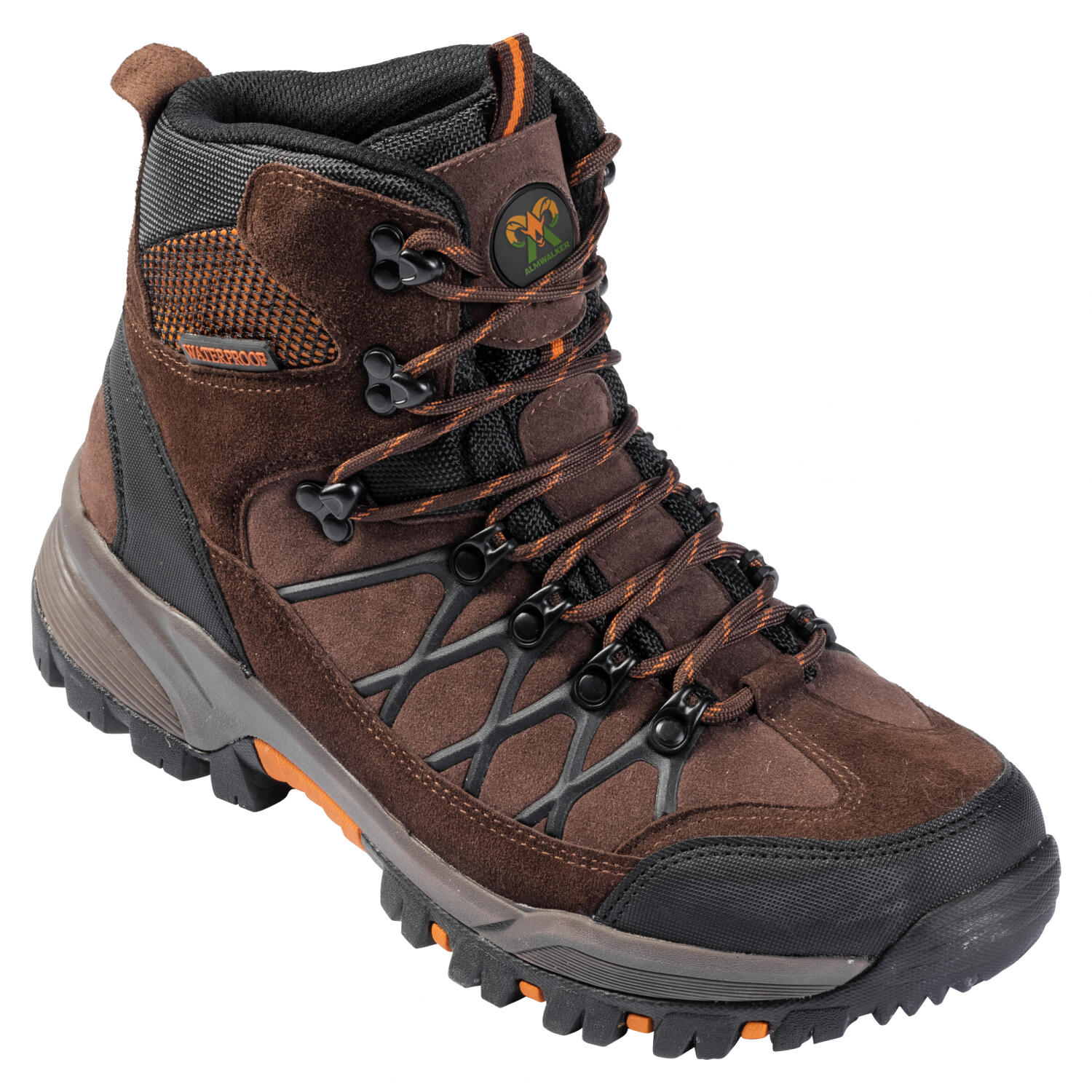 Almwalker Outdoorboots Avalanche VX Herren (Braun) Größe 42 1/2