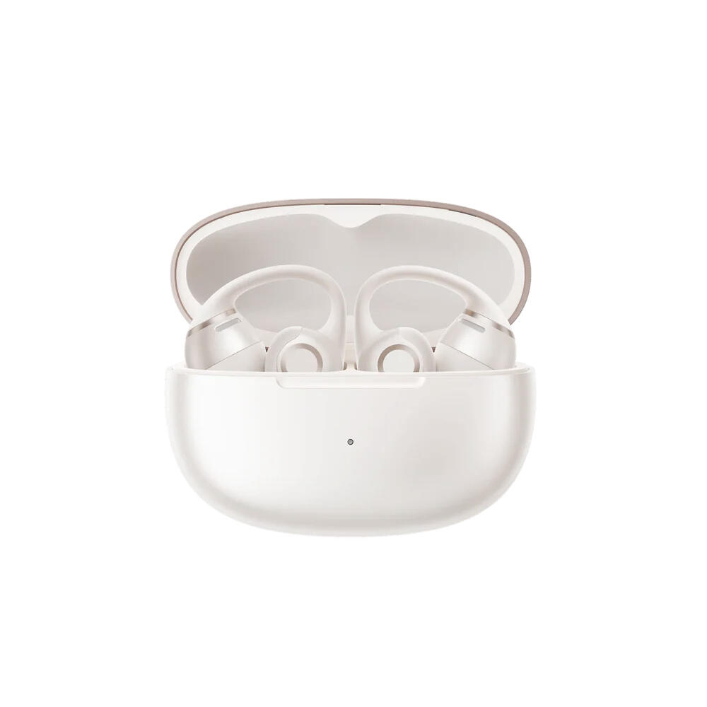 Shokz OpenDots 2, Pearl White Open-Ear Headphones