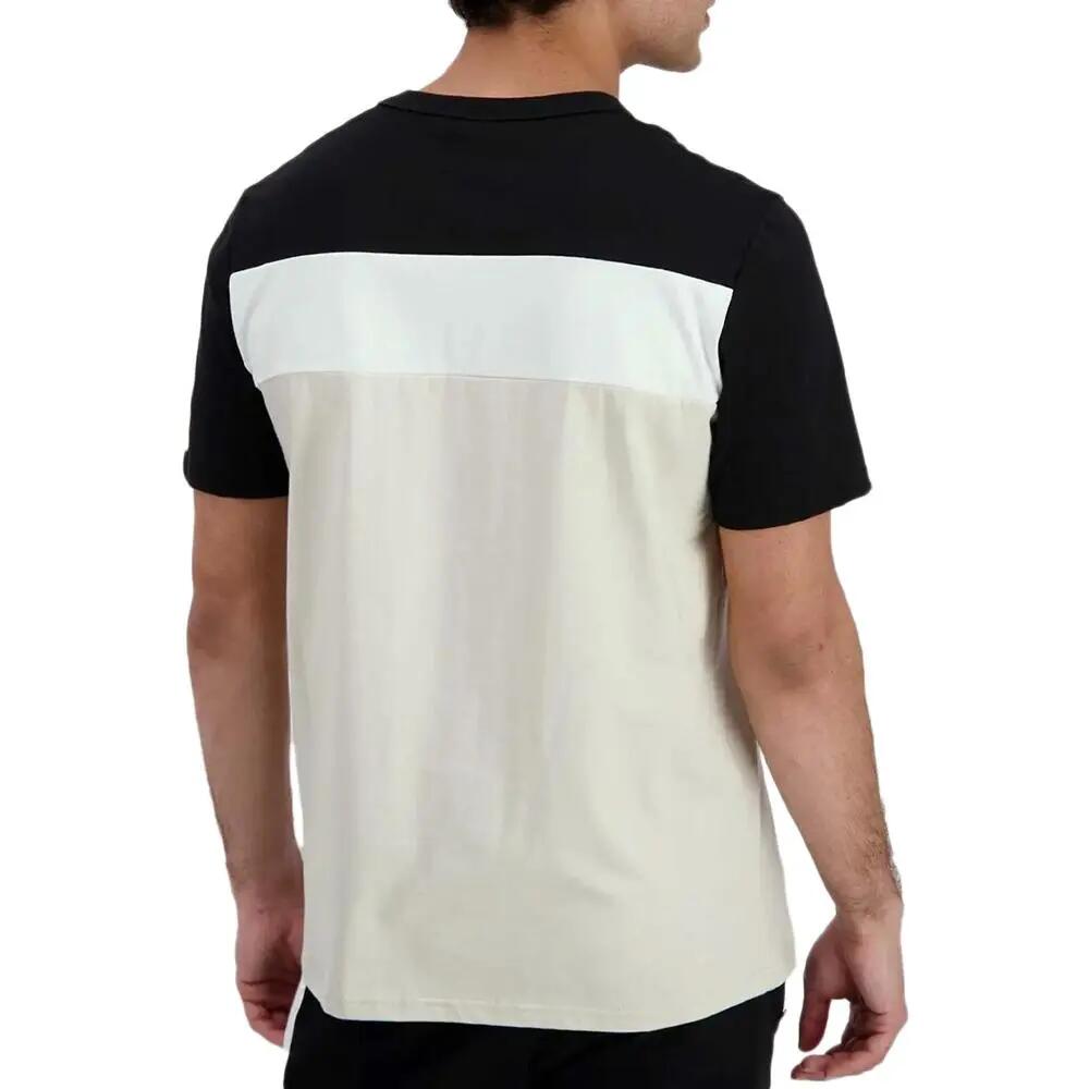 T-Shirt Uomo Le Coq Sportif Contemporain N°2 Nero/Beige 3/6