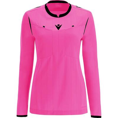 Scheidsrechtershirt lange mouwen voor dames macron stephanie