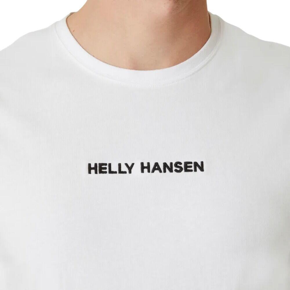 Camiseta Blanca Helly Hansen Core T-Shirt 2.0 White Cómoda Y Versátil 3/5
