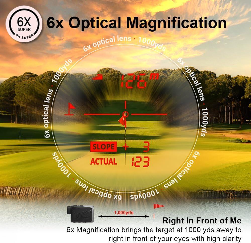 Golf Laserafstandsmeter L6 PLUS met slope 4/7
