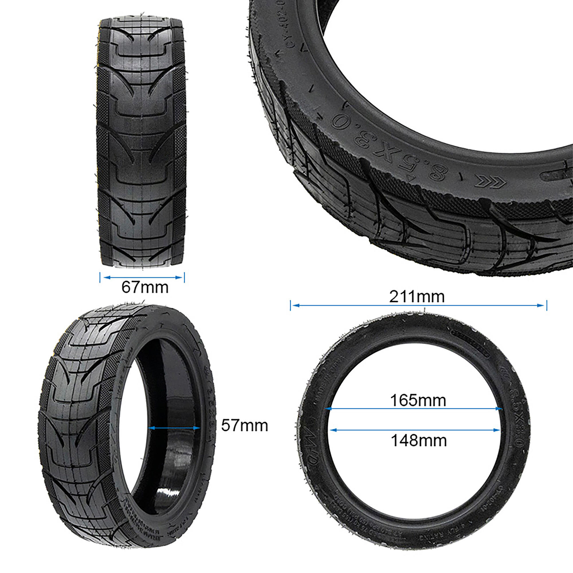 Tubeless scooter tire Ewheel edition gel 2/5