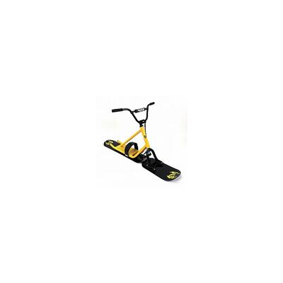 Snow scooter - snowboard - junior - starbar - aluminium, bmx-stuur - geel