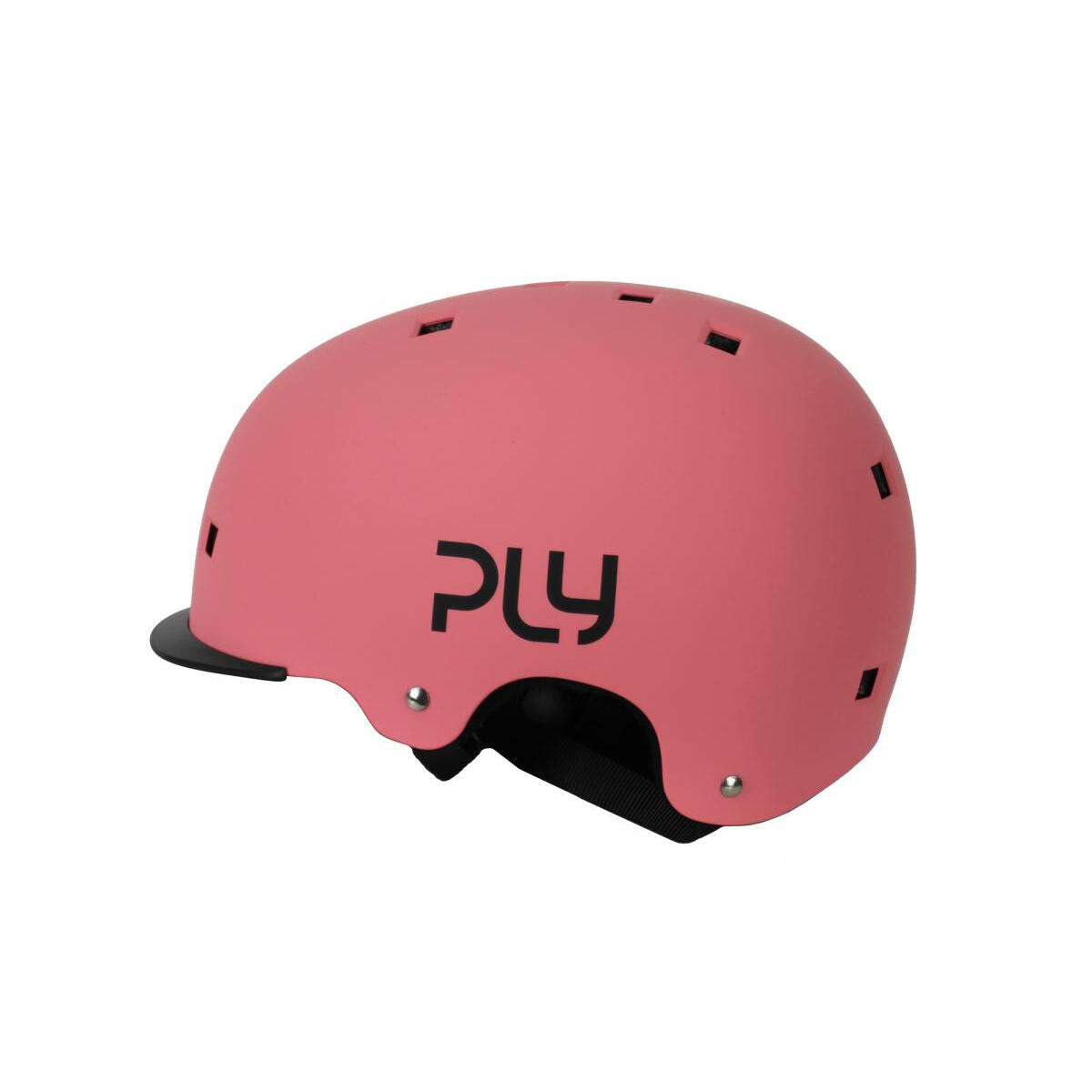 Casque vélo ply by Roces plain rose 59-61cm 1/2