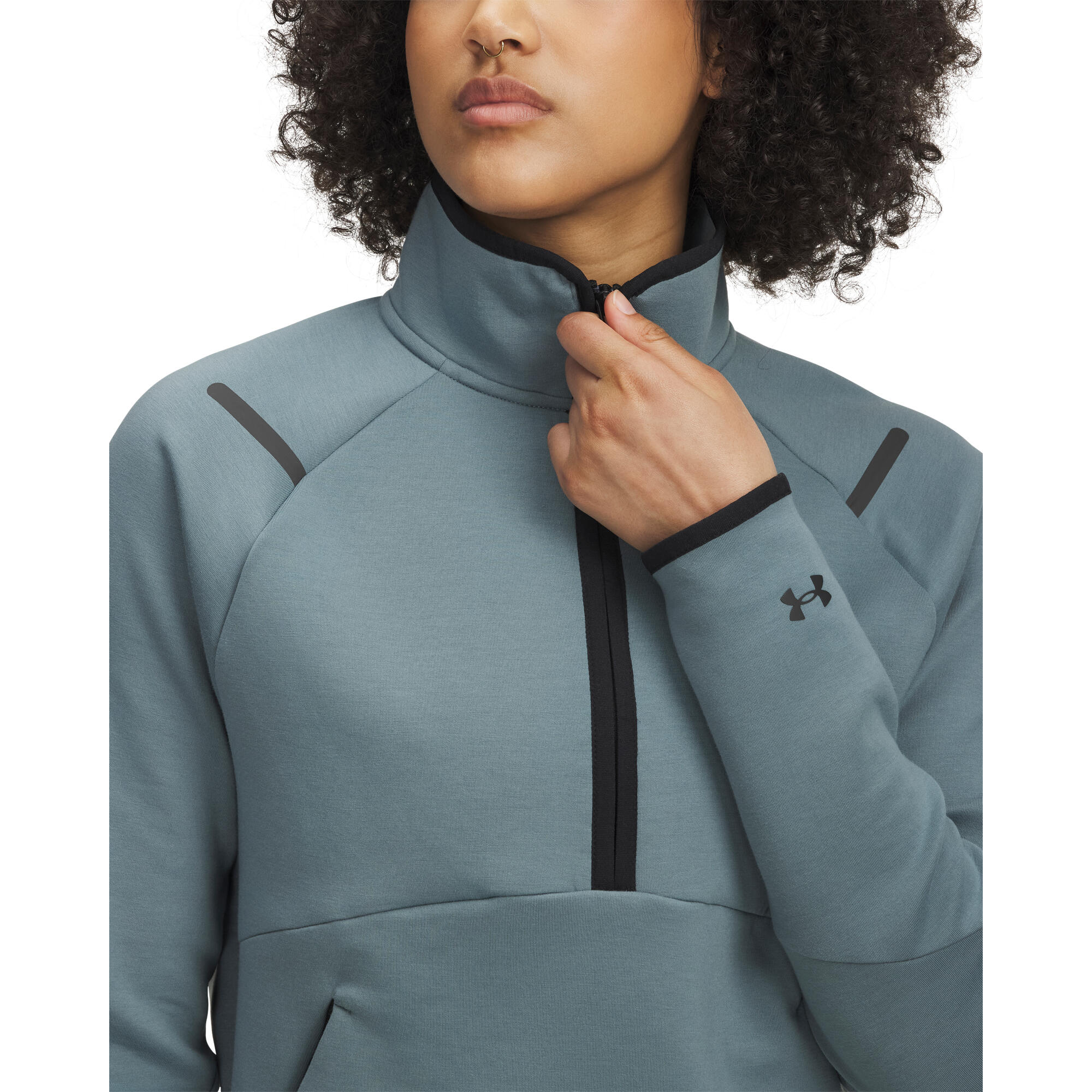 Under Armour Damen Shirt UA Unstoppable Fleece 1/2 Zip 6003671 3/3