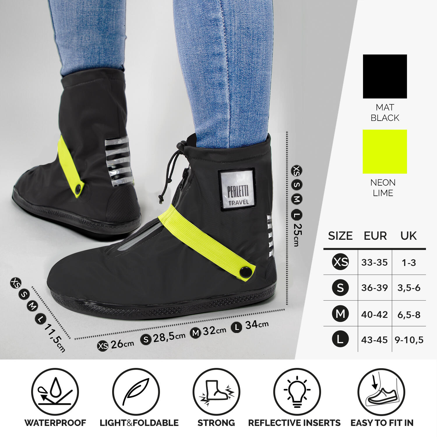 Copriscarpe Bassi Neri 2/7
