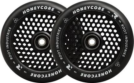 Root Honeycore Black 120mm stuntstep wielen set van 2 stuks