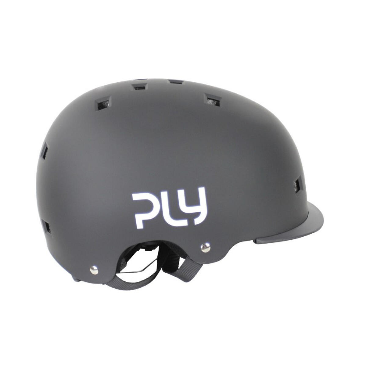 Casque vélo ply by Roces plain noir 59-61cm 1/6