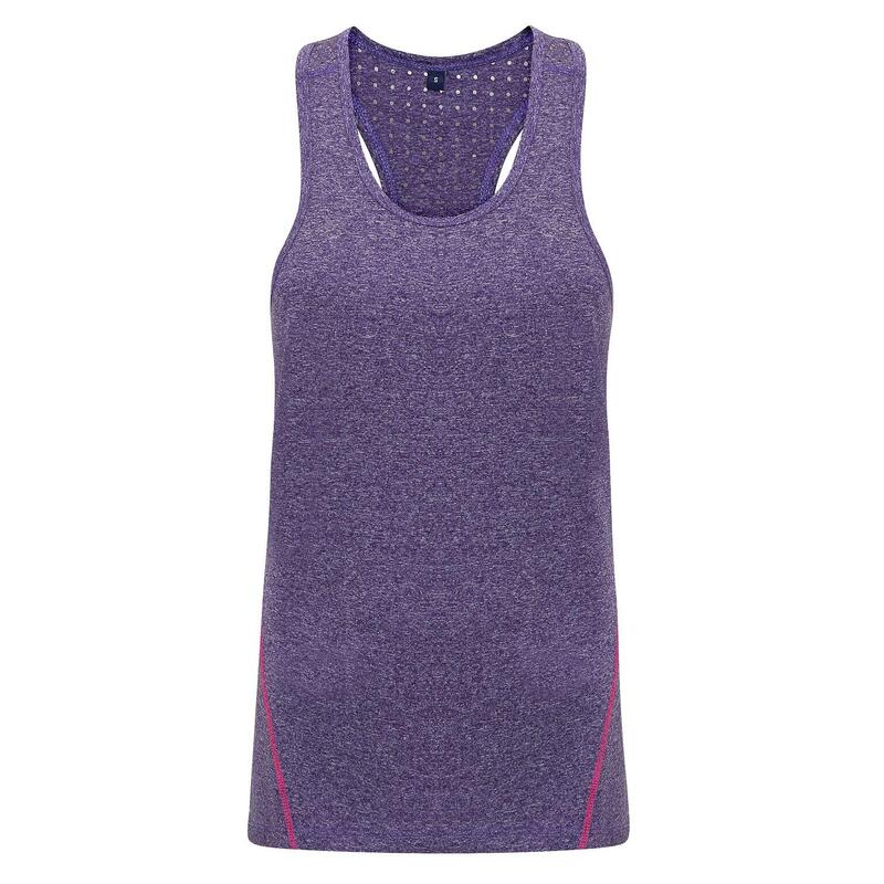 t TankTop LaserCut Damen Violett meliert