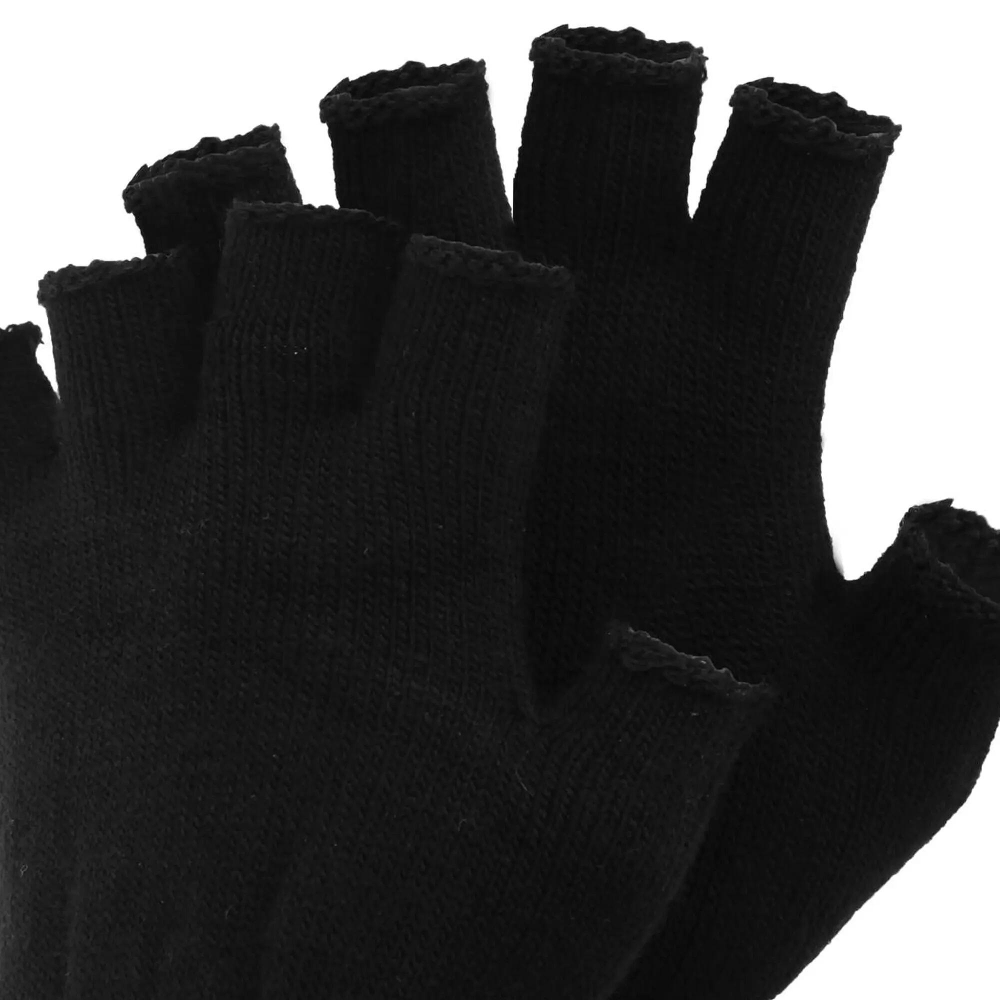 Guanti Senza Dita Invernali Uomo Universal Textiles Nero 2/2