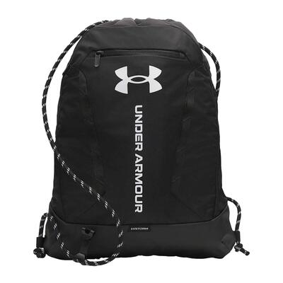 Logo Palestra Borsa Con Coulisse Under Armour Hustle Nero Taglia Unica