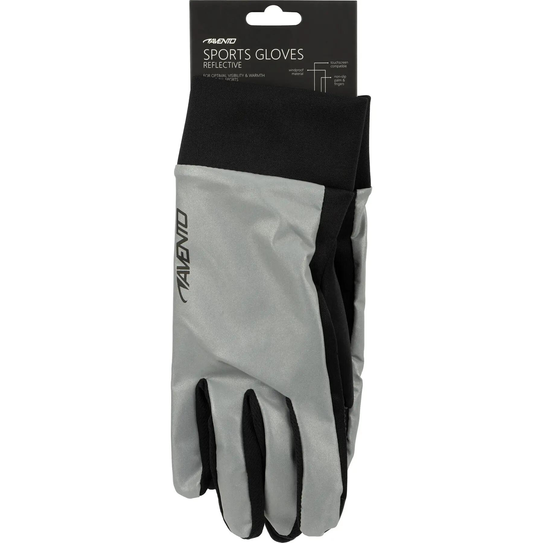 Winddichte und reflektierende Handschuhe Avento 2/2