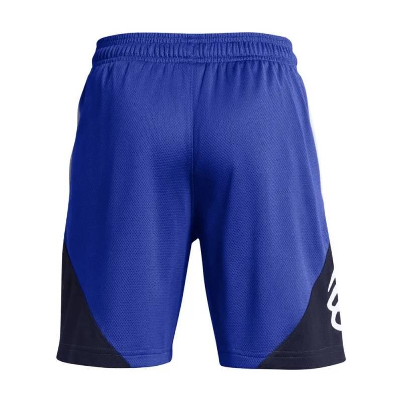 Short de Basketball Under armour Curry Splash Bleu 2/2