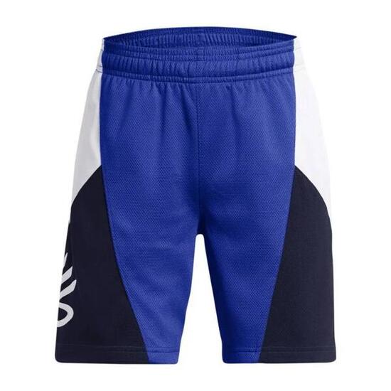 Short de Basketball Under armour Curry Splash Bleu