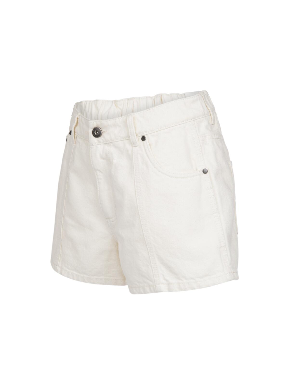 Katinka Dames Shorts Hiking Korte Broek Dames Mid-Waist Fit Canvas 3/6