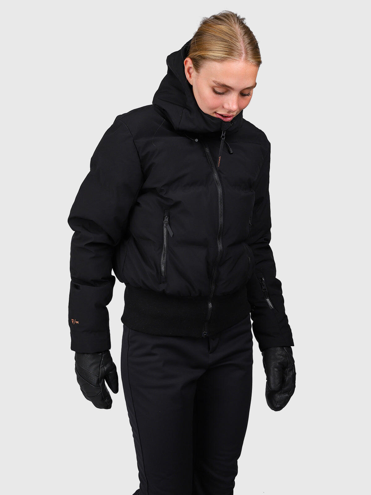 Firecrown Dames Snow Jacket 10K Water repellent Recycled materials Black 5/6