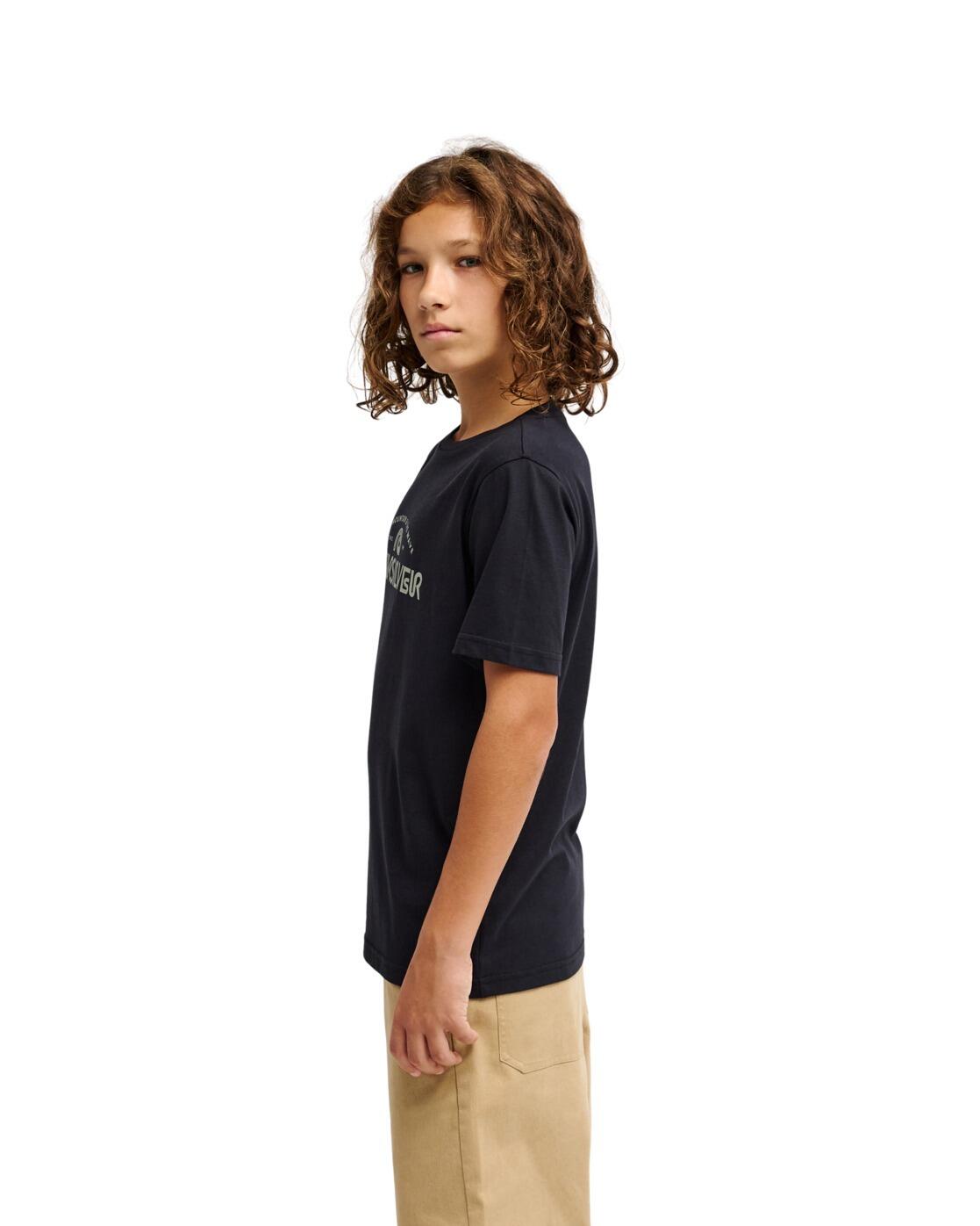 Camiseta de manga corta EV VISTA LOGO Negro Niño 3/4